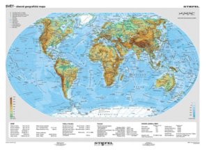 Svět - politická / obecně geografická, 160x120 cm