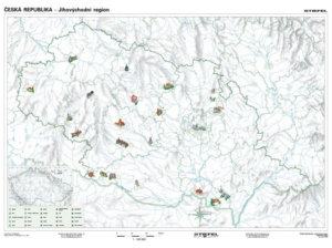 ČR - jihovýchodní region, 160x120 cm