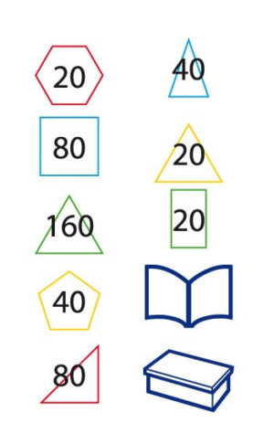 Geometrická multi sada (rámečky), 460 ks