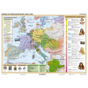 Dějiny Evropy (1648 - 1792), 160 x 120 cm 2v1 (+15 A3)