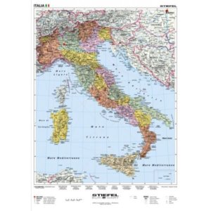 Itálie - politická,ital., 160x120cm MONO