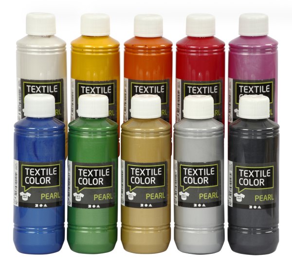 Barvy na textil - perleťové