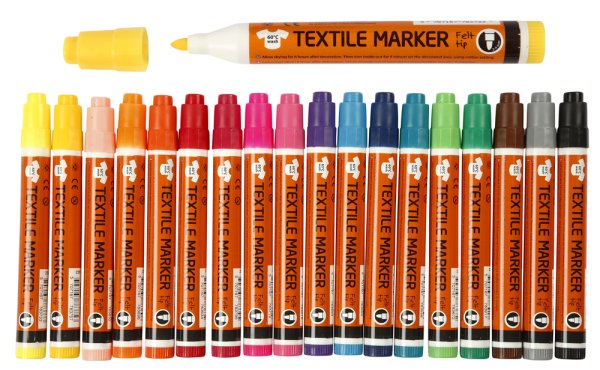 Fixky na textil (18 ks)