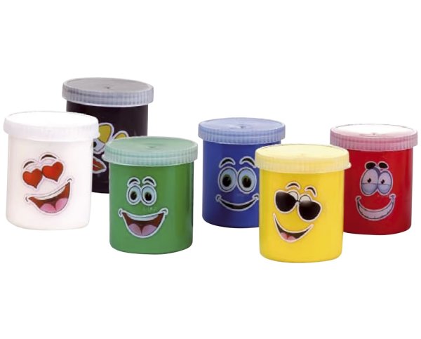 Prstové barvy - 6 x 80 ml