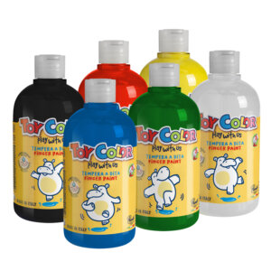 Prstové barvy - 6 x 500 ml